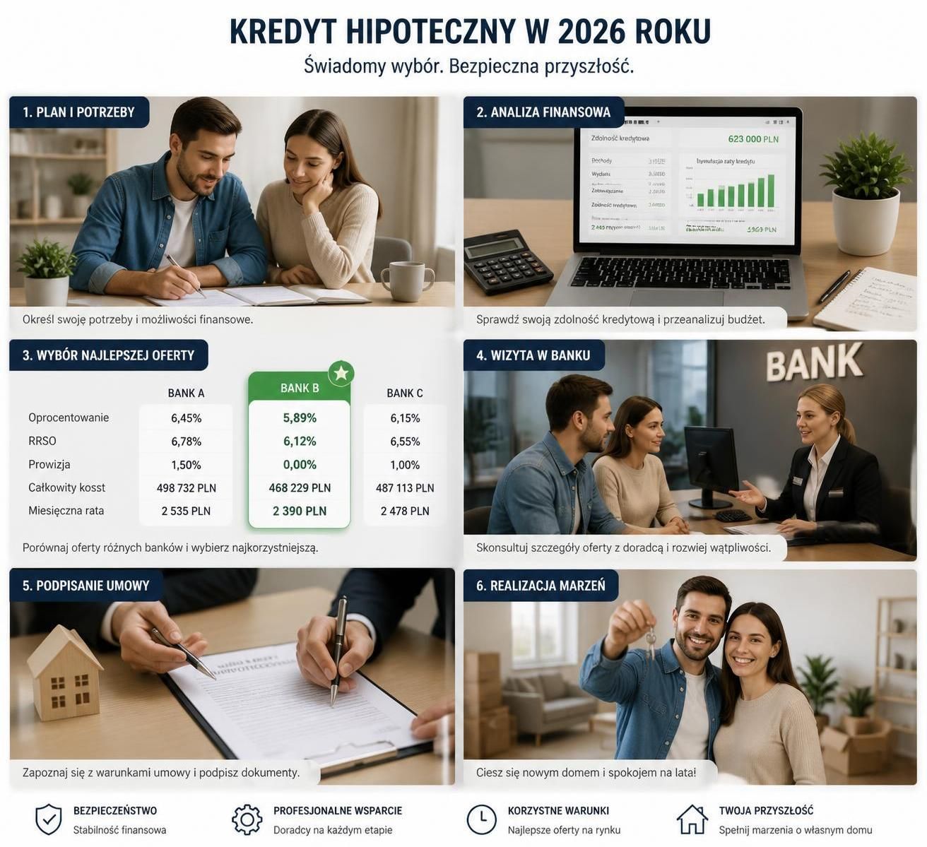 dowiedz się, jak wybrać najlepszy kredyt hipoteczny w 2026 roku. praktyczne porady i aktualne oferty, które pomogą ci podjąć najlepszą decyzję finansową.