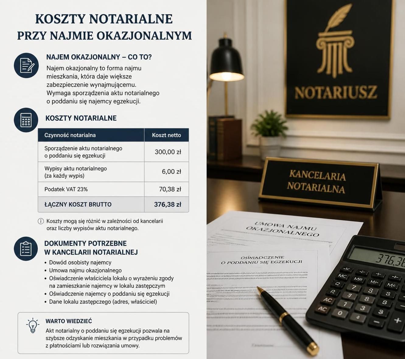 dowiedz się, co warto wiedzieć przed podpisaniem umowy najmu okazjonalnego u notariusza, aby zabezpieczyć swoje prawa i uniknąć problemów.